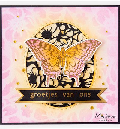 TC0894 - Marianne Design - Tiny's Butterfly XL - Animaux - Detail 2