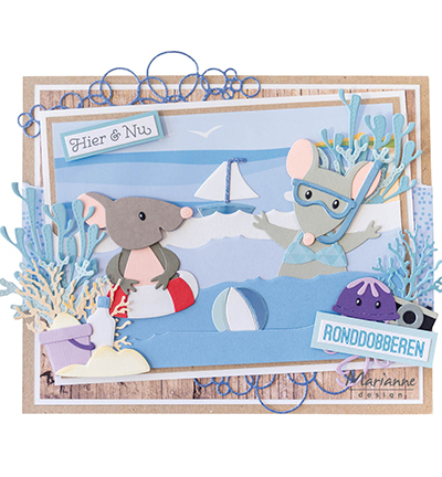 LR0660 - Marianne Design - Coral set - Mer / plage - Detail 3