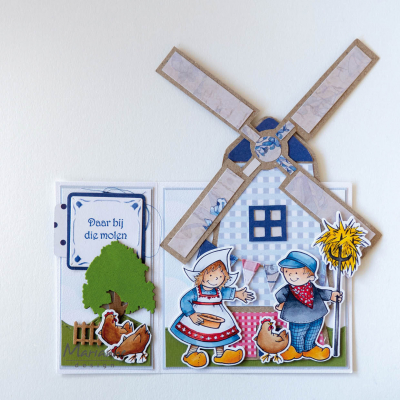 HT1652 - Marianne Design - Hetty's Dutch girl - Voyager, vacances - Detail 1