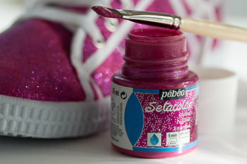 329-204 - Pebeo - Paillettes Diamond - SetaColor Tissus clairs - Detail 2