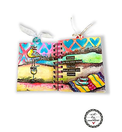 ABM-26-JOUR30 - Art by Marlene - ATC-size Art by Marlene nr. 30 - Art Journal - Detail 1