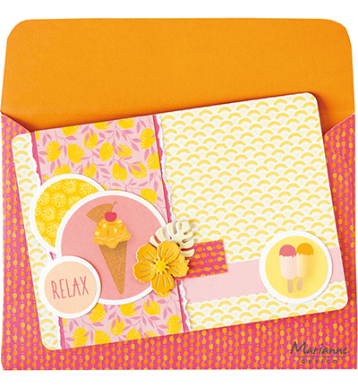 PK9190 - Marianne Design - Fresh Lemonade - A4 - Pretty Papers Blocks - Detail 1