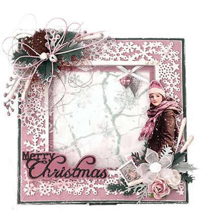 JMA-CB-PE45 - Jenine's - Collage elements Christmas Blush nr. 45 - Paper Elements - Detail 1