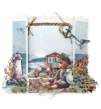 JMA-TH-DPP434 - Jenine's - Backgrounds Tide of Hope nr. 434 - Designer Paper Pad - Detail 1