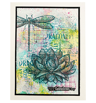 HE-DD-SCD101 - Hazel Eaton - Dragonfly Dragonfly Dreams nr. 101 - Papillons, insectes - Detail 1