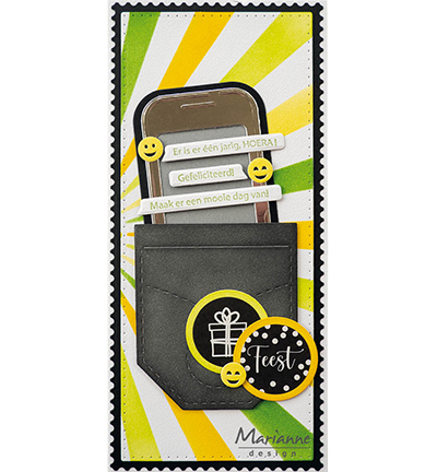 CR1627 - Marianne Design - Pocket - Enveloppe, boîte - Detail 1