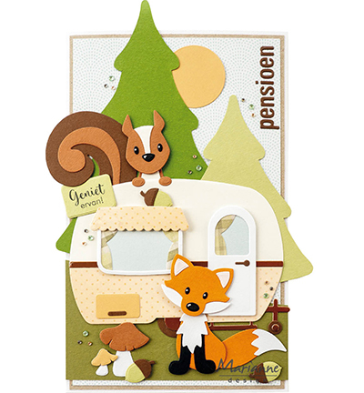 COL1531 - Marianne Design - Caravan by Marleen - Vacances - Detail 1