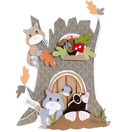 COL1488 - Marianne Design - Eline's Mole - Collectables - Detail 2 COL1488 - Marianne Design - Eline's Mole - Collectables - Detail 2