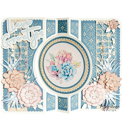 LR0585 - Marianne Design - Anja's grid corner - Bords, coins - Detail 1