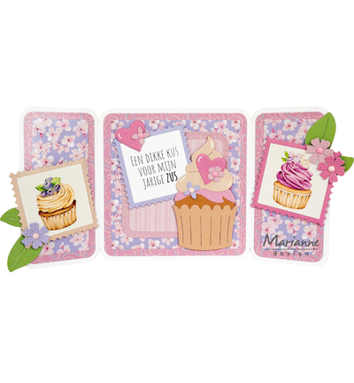 PK9204 - Marianne Design - Earth tones - A4 - Pretty Papers Blocks - Detail 1