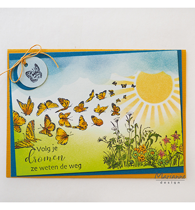 TC0863 - Marianne Design - Tiny's border: meadow - Fleurs - Detail 1