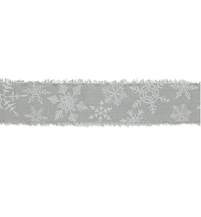 24018-040-22 - Halbach - Grey/White - Cotton Ribbon  - Detail 1