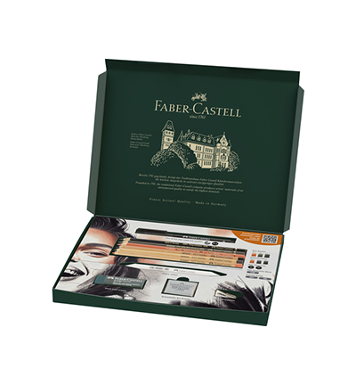 FC-112925 - Faber Castell - Pitt Monochrome FC discovery set dry art materials - FC-Pitt Monochrome Set - Detail 2