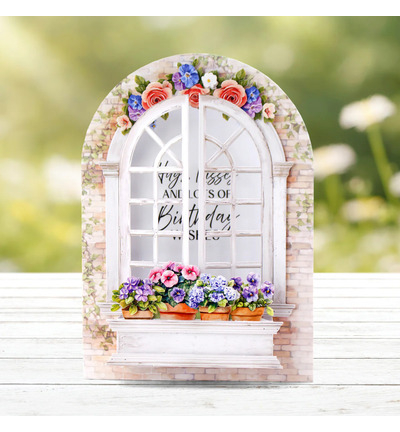 17-10102WIN - Katy Sue Designs - Arched Floral Windows & Doors - Card Making Kits - Detail 3 17-10102WIN - Katy Sue Designs - Arched Floral Windows & Doors - Card Making Kits - Detail 3