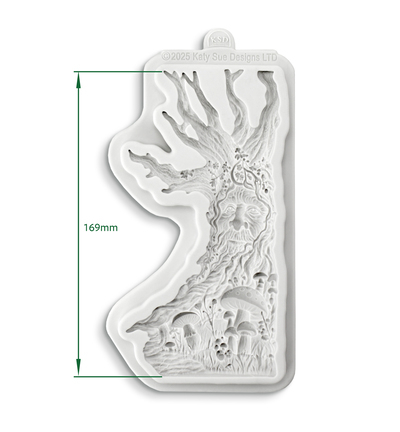 CE0155-CS - Cosmic Shimmer - Enchanted Tree - Cosmic Shimmer Silicone Mould - Detail 1
