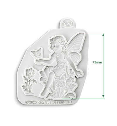 CF0073-CS - Cosmic Shimmer - Forest Fairy - Cosmic Shimmer Silicone Mould - Detail 1