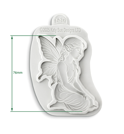 CF0074-CS - Cosmic Shimmer - Fairy Maiden - Cosmic Shimmer Silicone Mould - Detail 1