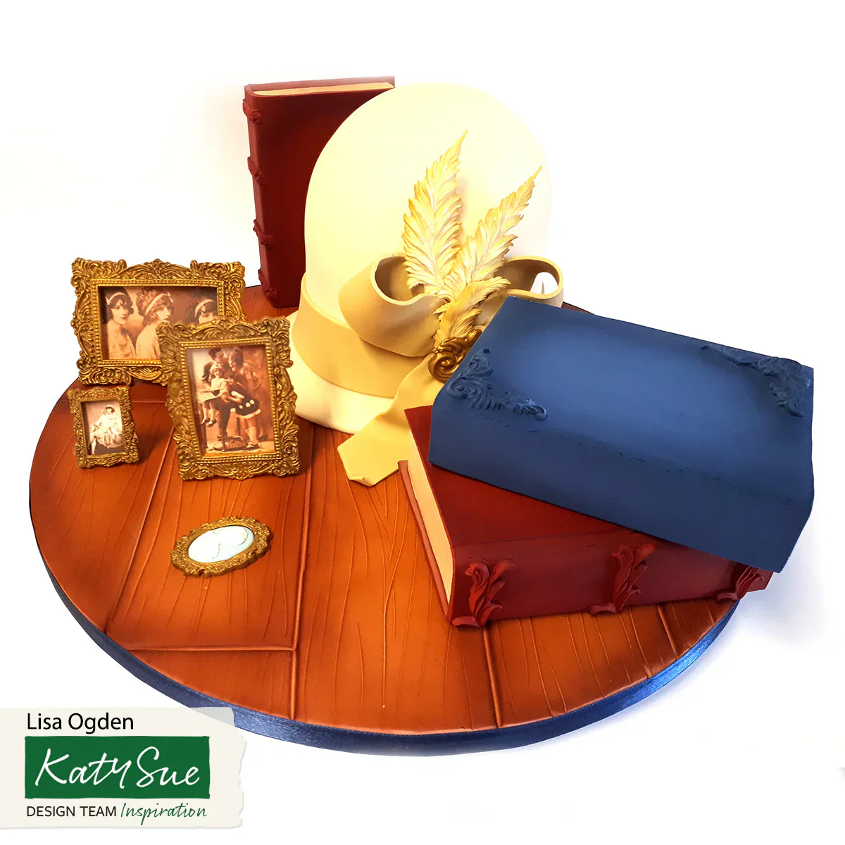 CE0104-CS - Katy Sue Designs - Moule en silicone - Large Vintage Frame - Silicone Mould - Detail 2