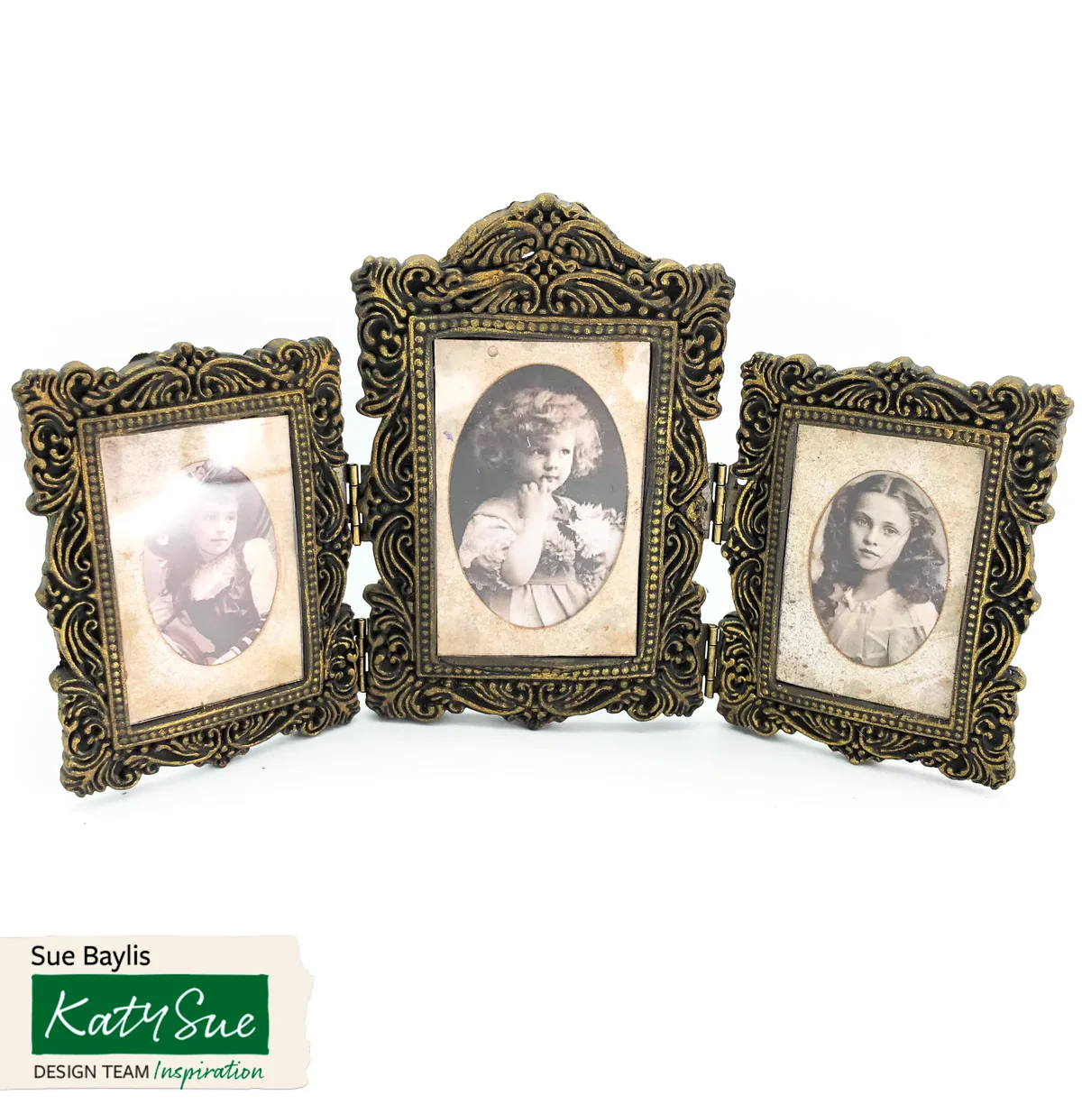 CE0104-CS - Katy Sue Designs - Moule en silicone - Large Vintage Frame - Silicone Mould - Detail 3
