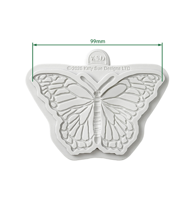 CE0147-CS - Katy Sue Designs - Moule en silicone - Majestic Butterfly - Silicone Mould - Detail 1