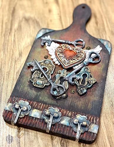 CE0151-CS - Katy Sue Designs - Moule en silicone - Ornate Heart Trio - Silicone Mould - Detail 2