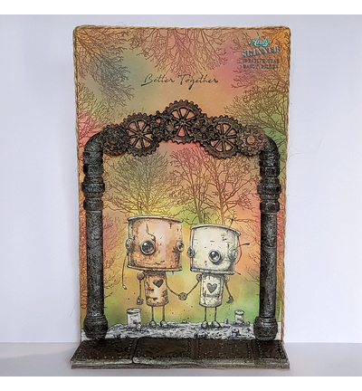 CE0152-CS - Katy Sue Designs - Moule en silicone - Mini Cogs and Gears - Silicone Mould - Detail 3