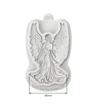 CF0060-CS - Katy Sue Designs - Moule en silicone - Guardian Angel - Silicone Mould - Detail 1