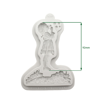 CF0071-CS - Katy Sue Designs - Moule en silicone - Blowing Bubbles by Andy Skinner - Silicone Mould - Detail 1