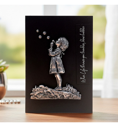 CF0071-CS - Katy Sue Designs - Moule en silicone - Blowing Bubbles by Andy Skinner - Silicone Mould - Detail 4