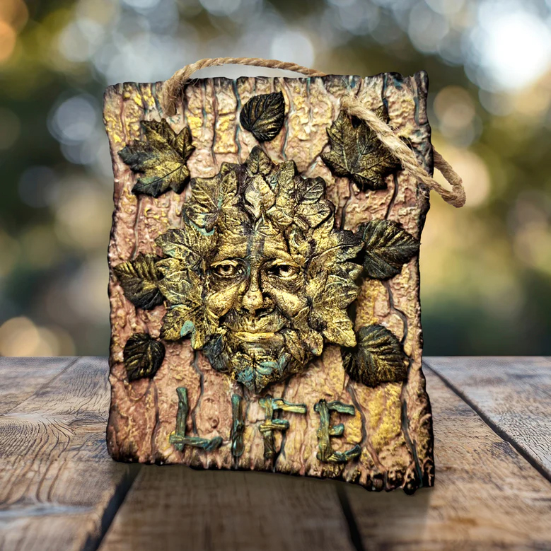 CF0072-CS - Katy Sue Designs - Moule en silicone - Forest Leaf Green Man - Silicone Mould - Detail 2