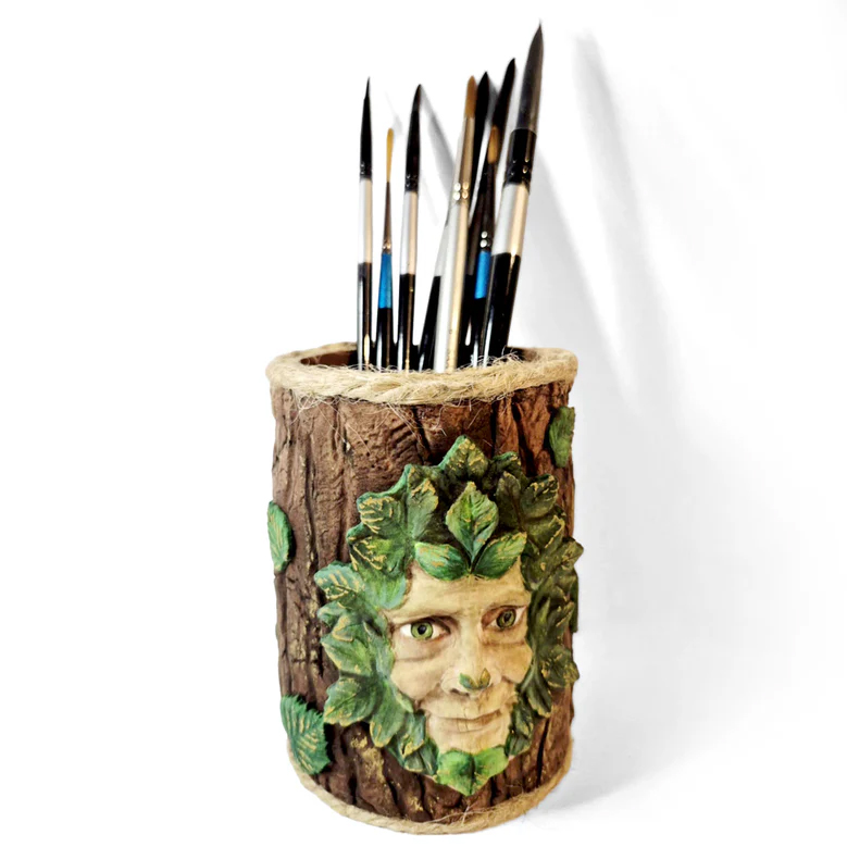 CF0072-CS - Katy Sue Designs - Moule en silicone - Forest Leaf Green Man - Silicone Mould - Detail 7