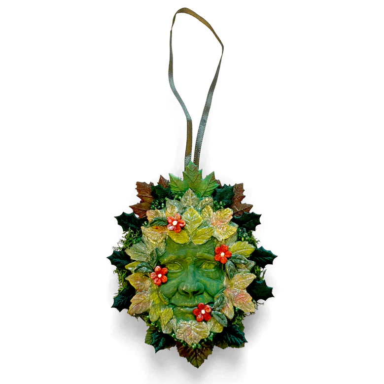 CF0072-CS - Katy Sue Designs - Moule en silicone - Forest Leaf Green Man - Silicone Mould - Detail 11