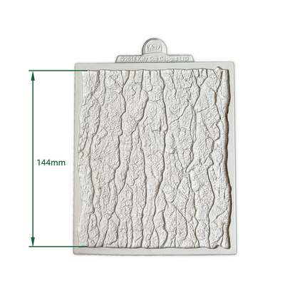 DM0048-CS - Katy Sue Designs - Moule en silicone - Continuous Tree Bark - Silicone Mould - Detail 1