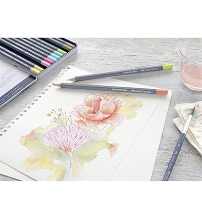 FC-114622 - Faber Castell - Aquarelpotlood FC Goldfaber blik Pastel - Goldfaber Set Crayons aquarelle - Detail 2