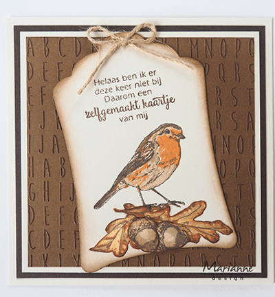 TC0866 - Marianne Design - Tiny's layered Red Robin - Animaux - Detail 1