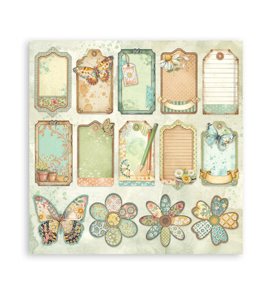 SBBL182 - Stamperia - Pad, Daisy Art - Scrapbooking Pad - Detail 6