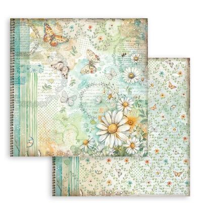 SBBL182 - Stamperia - Pad, Daisy Art - Scrapbooking Pad - Detail 12