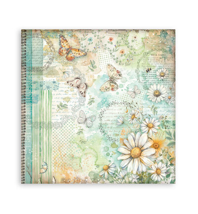 SBBL182 - Stamperia - Pad, Daisy Art - Scrapbooking Pad - Detail 13
