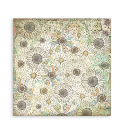SBBL182 - Stamperia - Pad, Daisy Art - Scrapbooking Pad - Detail 20