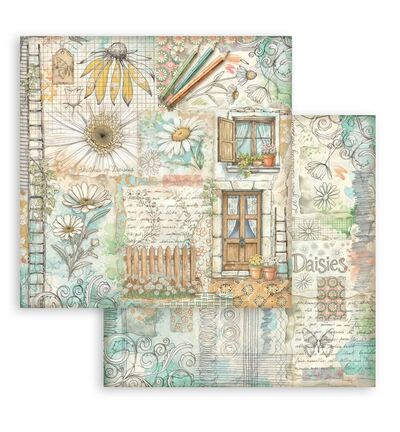 SBBL182 - Stamperia - Pad, Daisy Art - Scrapbooking Pad - Detail 21
