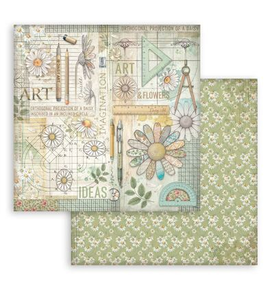 SBBL182 - Stamperia - Pad, Daisy Art - Scrapbooking Pad - Detail 30