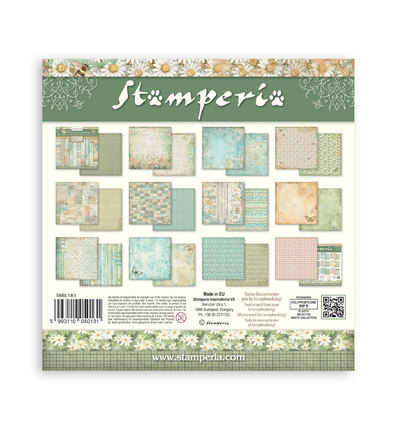 SBBL183 - Stamperia - Pad, Background selection Daisy Art - Scrapbooking Pad - Detail 9