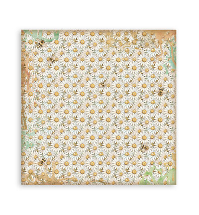 SBBL183 - Stamperia - Pad, Background selection Daisy Art - Scrapbooking Pad - Detail 19