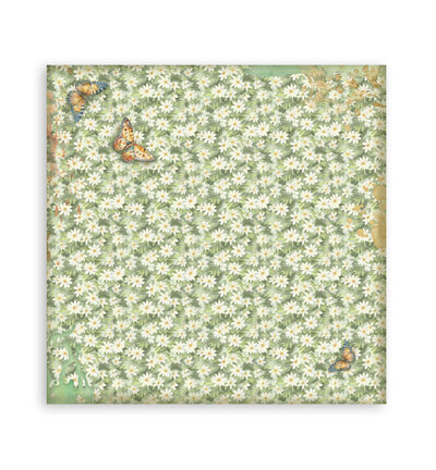 SBBL183 - Stamperia - Pad, Background selection Daisy Art - Scrapbooking Pad - Detail 20