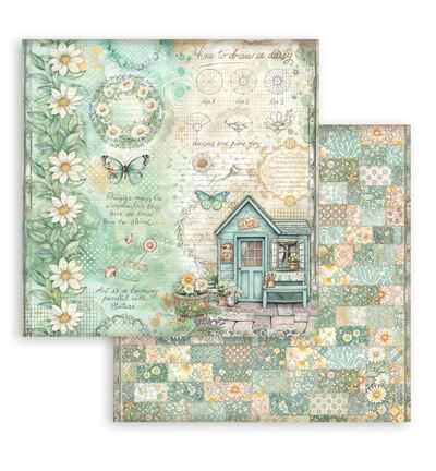 SBBS138 - Stamperia - Small Pad, Daisy Art - Scrapbooking Small Pad - Detail 15