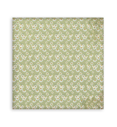 SBBS139 - Stamperia - Small Pad, Backgrounds Selection Daisy Art - Scrapbooking Small Pad - Detail 6