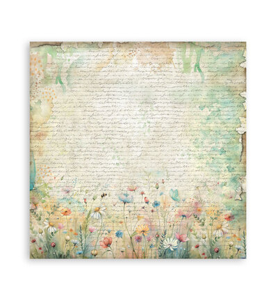 SBBS139 - Stamperia - Small Pad, Backgrounds Selection Daisy Art - Scrapbooking Small Pad - Detail 13