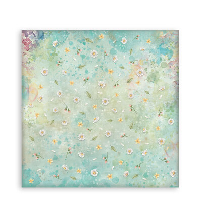 SBBS139 - Stamperia - Small Pad, Backgrounds Selection Daisy Art - Scrapbooking Small Pad - Detail 17