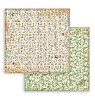 SBBS139 - Stamperia - Small Pad, Backgrounds Selection Daisy Art - Scrapbooking Small Pad - Detail 18