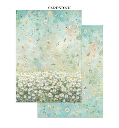 SBJK14 - Stamperia - Stickers, cut-outs, backgrounds Daisy Art - Junk journal - Detail 3